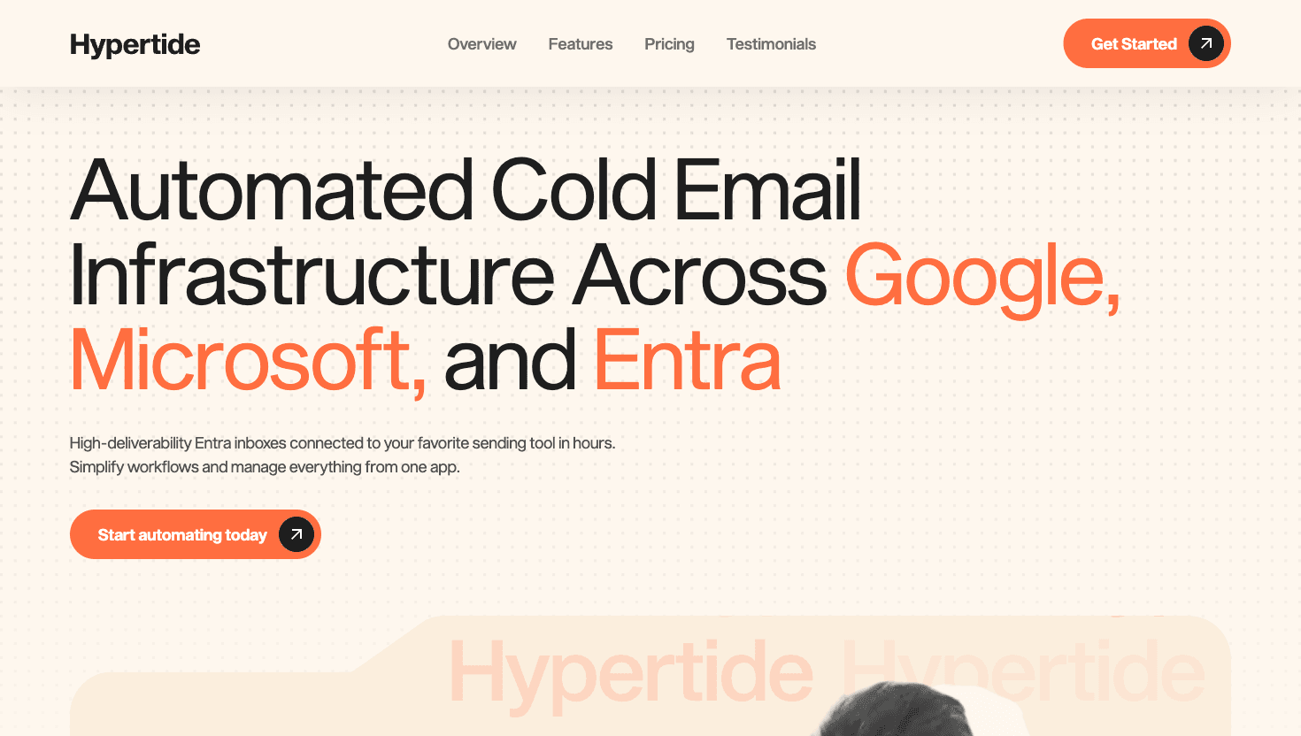 HyperTide homepage