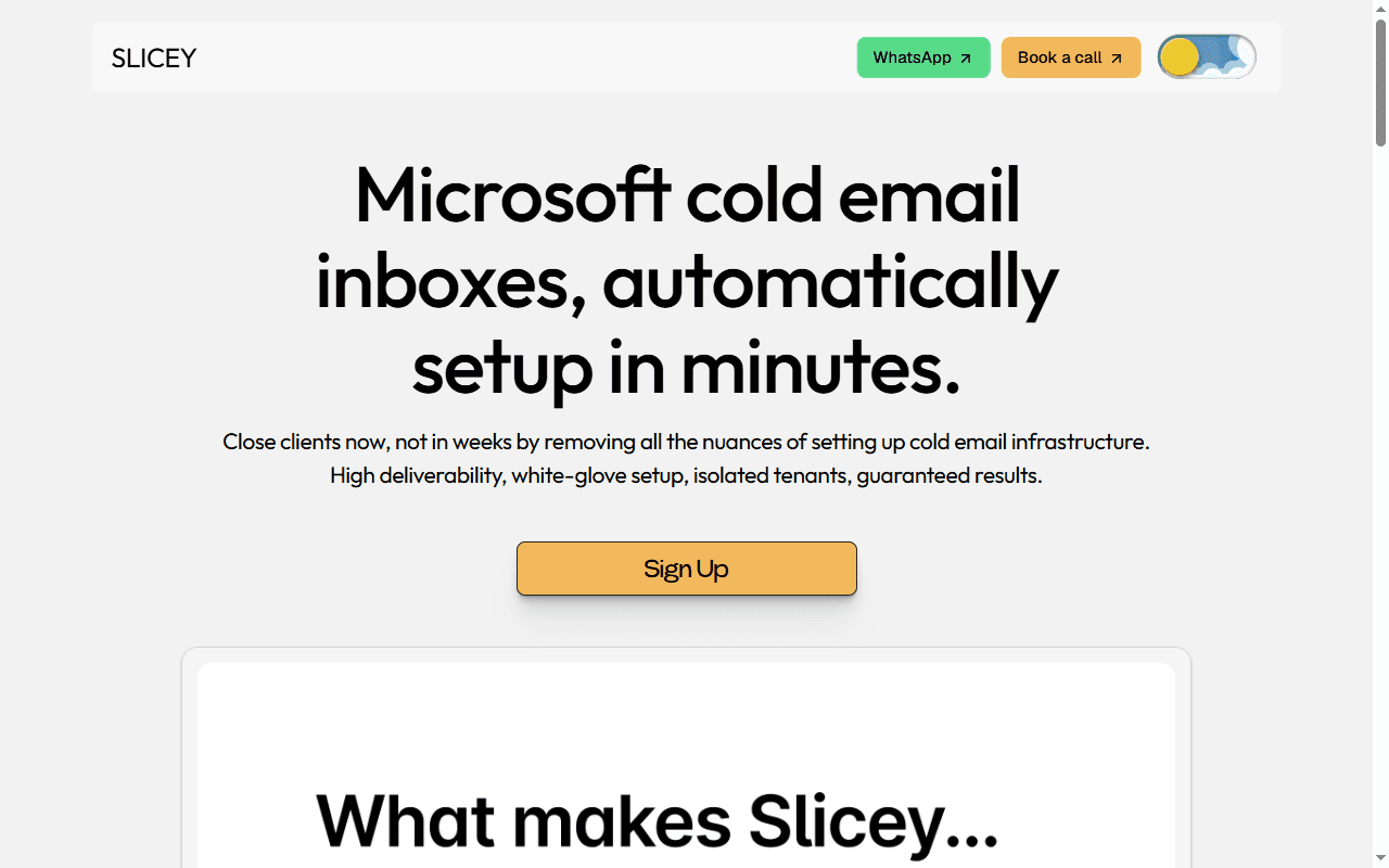 Slicey homepage